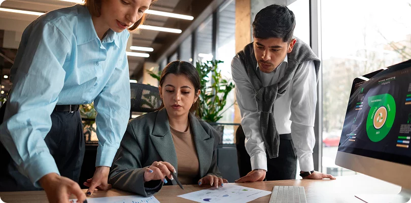 Xionnix team discussing scalable WordPress development strategies.