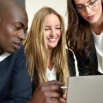 Xionnix strategy experts collaborating on business solutions.