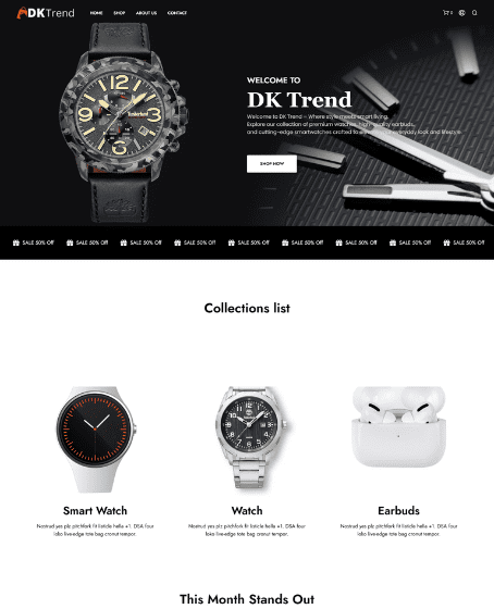 modern ecommerce store design by xionnix
