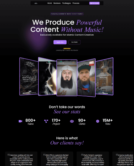 service website name halal effect design by xionnix
